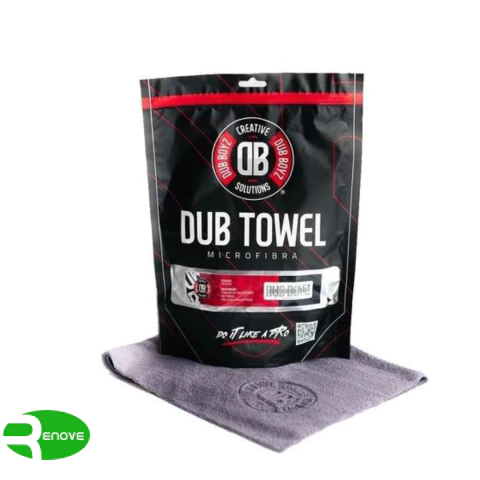TOALHA DE MICROFIBRA CINZA 350GSM DUB BOYZ 40X40