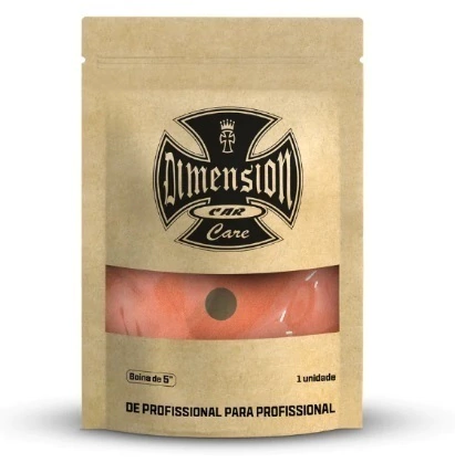 BOINA DE ESPUMA LARANJA REFINO PARA ROTO ORBITAL 5"