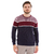 Blusa de Tricot com Gola Careca e Faixa Larga