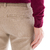 Calça de sarja Básica Lisa com Bolso Faca Algodão