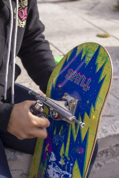 Deck Maple Tuxs Importado Hard Maple Epoxy + Lija de goma Pro Grip - Psico Knight en internet