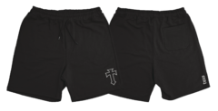 Bermuda Tuxs T Logo Negra 2024 Short Rustico Estampada
