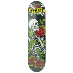 Deck Tabla de Skate Tuxs Guatambu Premium SKULL ROSES + Lija de Goma Importada - - comprar online
