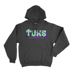 Buzo Canguro Tuxs Hoodie Logo Trims Negro 2024 Frisa