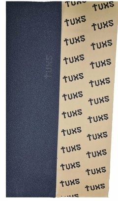 LIJA DE GOMA TUXS IMPORTADA NEGRA ESTAMPADA LOGO EN NEGRO GRIP PRO 33*9