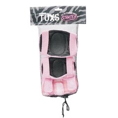Protecciones Tuxs Pack Starter Niños - Set Coderas, rodilleras y muñequera tipo guante protector de manos - - tienda online