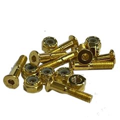 Set de Tornillos Alem para skate - Dorados