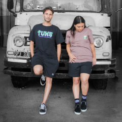 Bermuda Tuxs T Logo Negra 2024 Short Rustico Estampada - tienda online