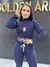 CANGURU COMFY CANELADO AZUL MARINHO - GOLDEN ARMY