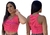 REGATA CROPPED TELA ROSA NEON