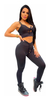 Calça Legging Empina Bumbum Cós De Cadarço Muito Elastano
