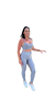 CONJUNTO BASIC SHINE CINZA (efeito prata) Leg + top - comprar online