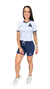 BABY LOOK POLIAMIDA BRANCA/AZUL - comprar online