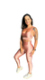 CONJUNTO BASIC SHINE ROSE Leg + top - comprar online