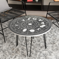 Mesa Ratona Zodíaco Negra - comprar online
