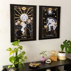 Cuadro Tarot La Estrella - 60x45cm - comprar online