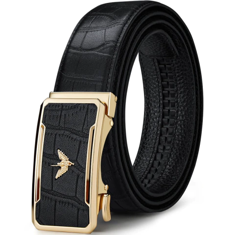 CINTO MASCULINO AUTOMÁTICO EM COURO MODELO GREATEST