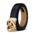 CINTO AUTOMÁTICO FEMININO EM COURO MODELO BELT LINE