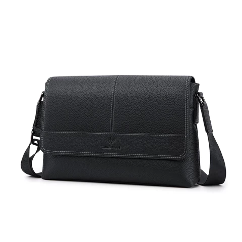 BOLSA DE OMBRO COM ALÇA EM COURO WILLIAM POLO MODELO CLIFF - comprar online