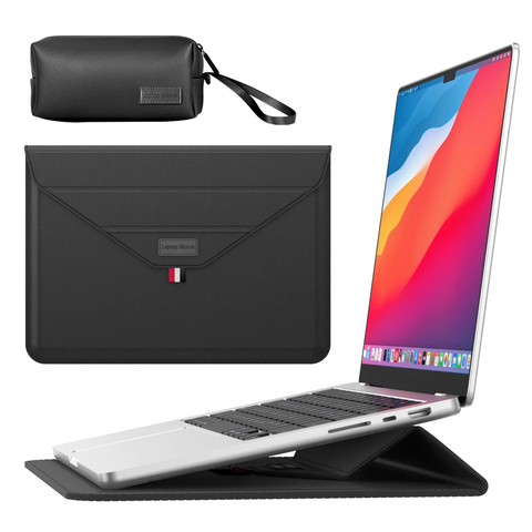 CAPA WILLIAM POLO EM COURO PARA MACBOOK MODELO LINE CASE 3 EM 1 + NECESSAIRE