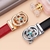 CINTO AUTOMÁTICO FEMININO WILLIAM POLO ORIGINAL EM COURO LEGÍTIMO MODELO BEAUTIFUL DIAMOND