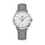 RELÓGIO MASCULINO WILLIAM POLO EM AÇO INOX COM PULSEIRA EM COURO CINZA MODELO CLASSIC