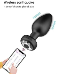 Plug Anal de Silicona con APP en internet