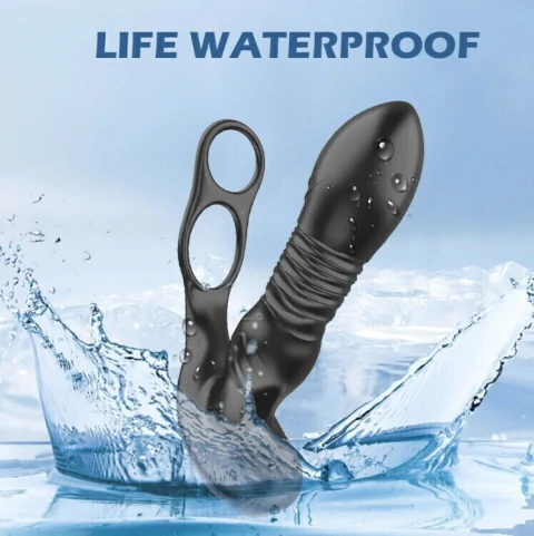 Plug Anal con Anillo Doble Sin Vibro