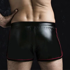 Short de Cuero Ecológico con Mesh Lateral en internet