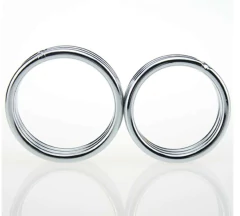 Anillo Peneano de Acero Inoxidable Triplets en internet