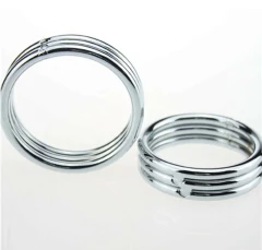 Anillo Peneano de Acero Inoxidable Triplets en internet