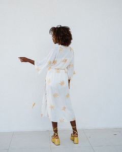 Maxi Kimono Coqueiro Gold - comprar online