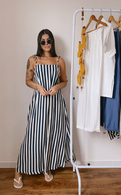 Imagem do Vestido Gal Listras Marinho