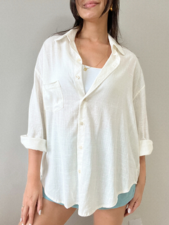 Camisa Solara Oversized Linho com viscose na internet