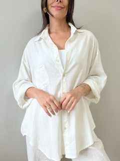 Camisa Solara Oversized Linho com viscose - Marahu