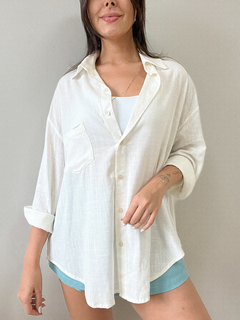 Imagem do Camisa Solara Oversized Linho com viscose