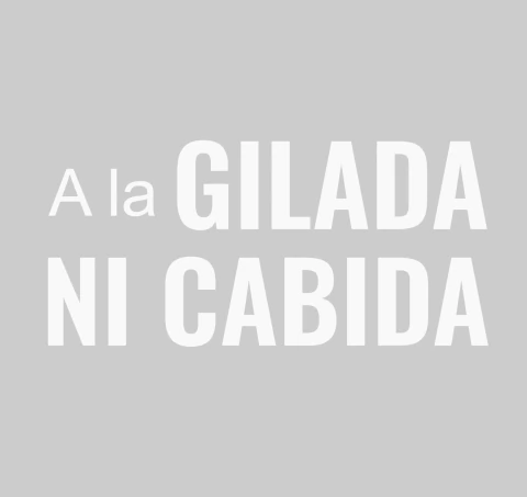 Estampa A la gilada ni cabida blanco