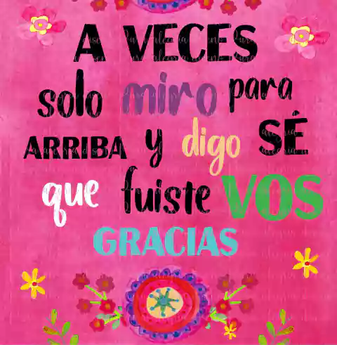 Estampa Frase A veces