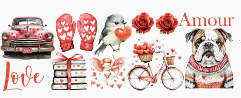 Plancha Corazones perro, auto etc - comprar online