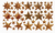 Plancha Estrellas doradas Navideñas o no