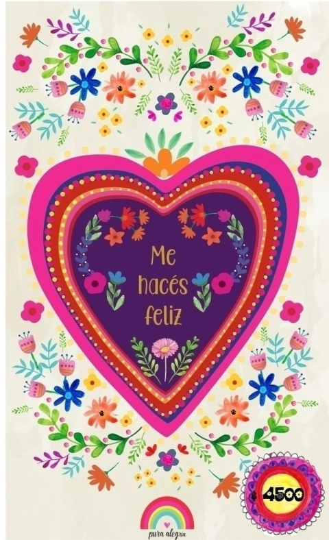 Gift Card Corazón Me hacés felíz $ 4.500