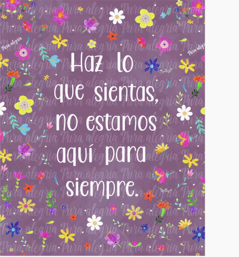 Estampa Haz lo que sientas