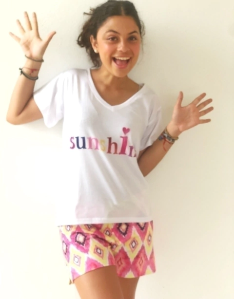 SOLO Pantalón pijama short - Sunshine (sólo el short)