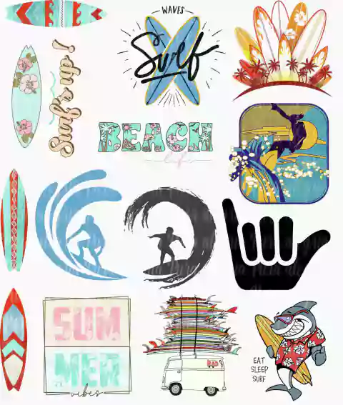 Estampas Surf escudos