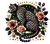 Estampa Tigre de perfil con flores