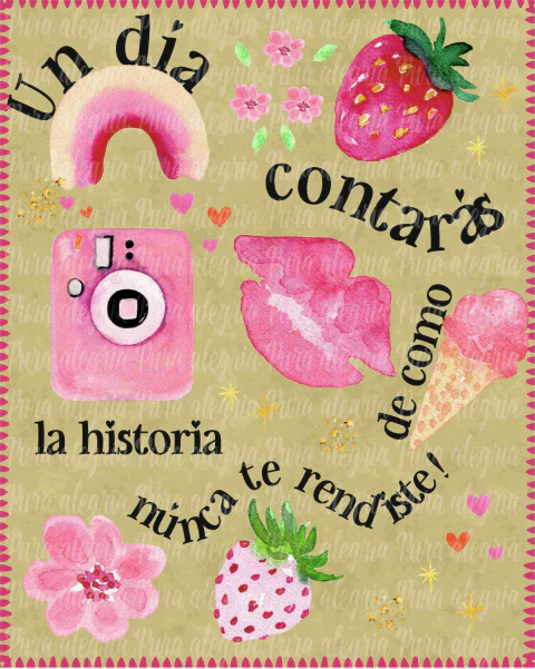 Estampa Un día contarás