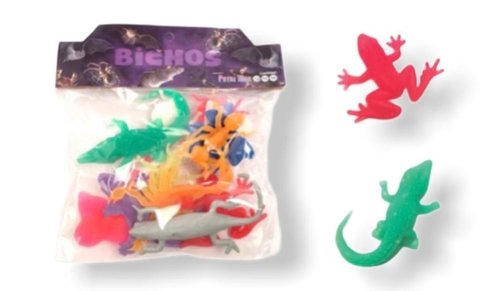 Bichos de Goma surtido Grandes 12 u. Cotillon