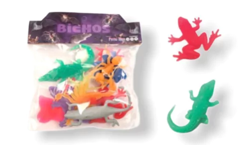 Bichos de Goma surtido Grandes 12 u. Cotillon