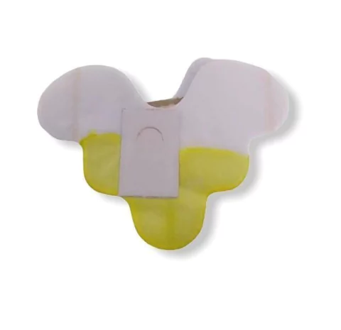 Guirnalda moño Amarillo con Blanco para Comunión x 2 u.