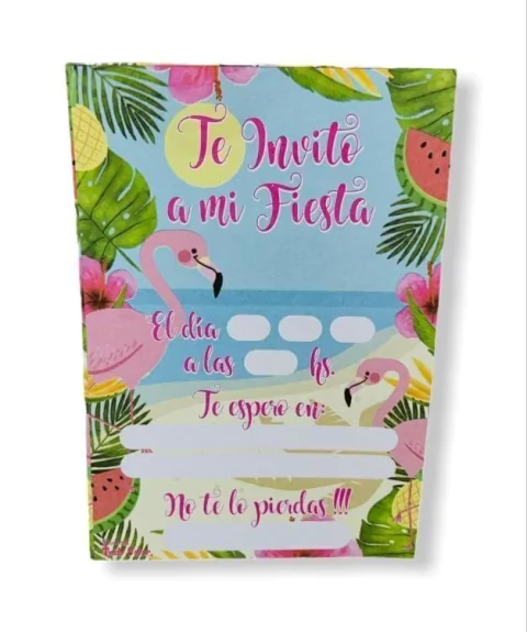 Invitaciones Flamengo x 10 u.